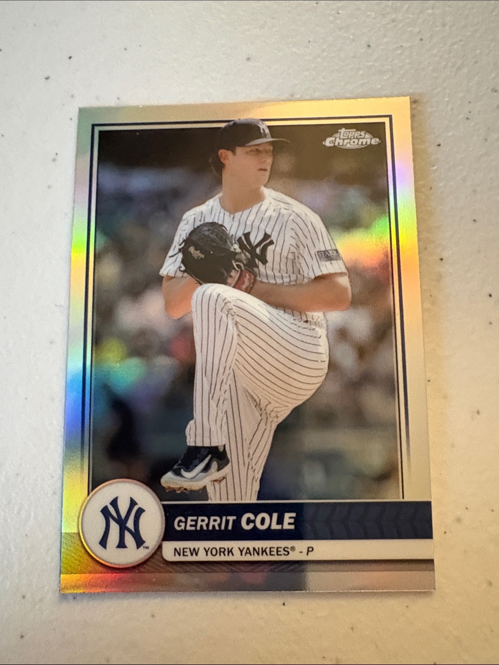 Topps Chrome Gerrit Cole New York Yankees Baseball Card